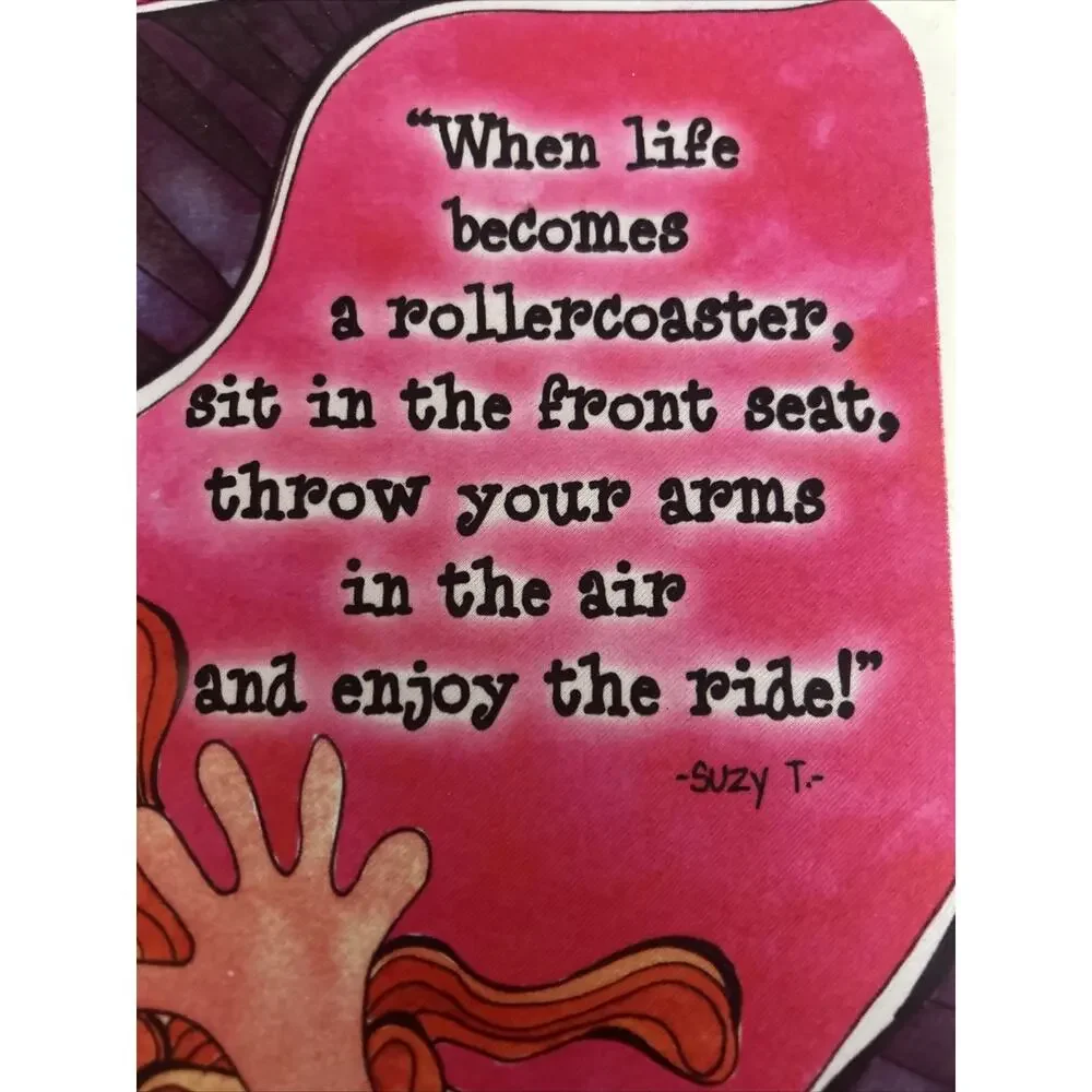 Inspiration Quote Mouse Pad Pink Purple Girls